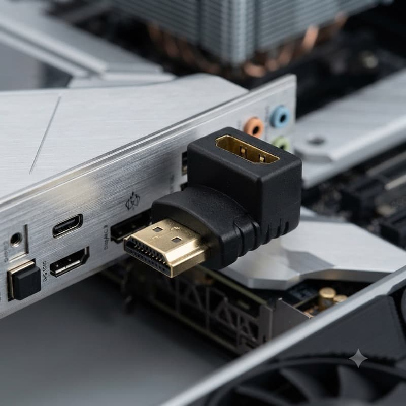 Adaptador HDMI 90° Em L Xtrad XT557 (Macho x Fêmea) TV PC VIDEO