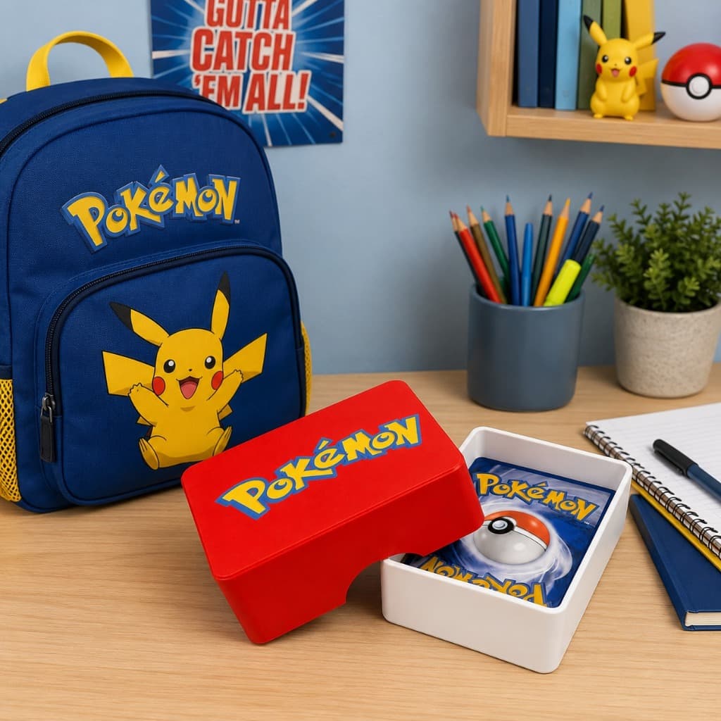 Caixa Porta Cartas Pokémon | Case Box Pokébola | Organizador Colecionável
