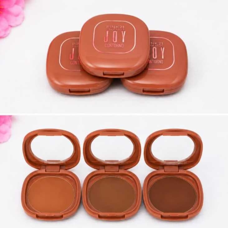 CONTORNO FACIAL COM ESPELHO JOY PINK 21 VARIAÇÕES