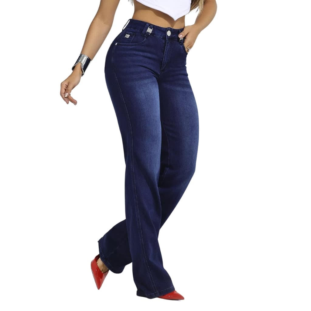 Calça jeans feminina Wide Leg Estilosa com Caimento Confortável Pit Bull Jeans Premium Ref: 90799
