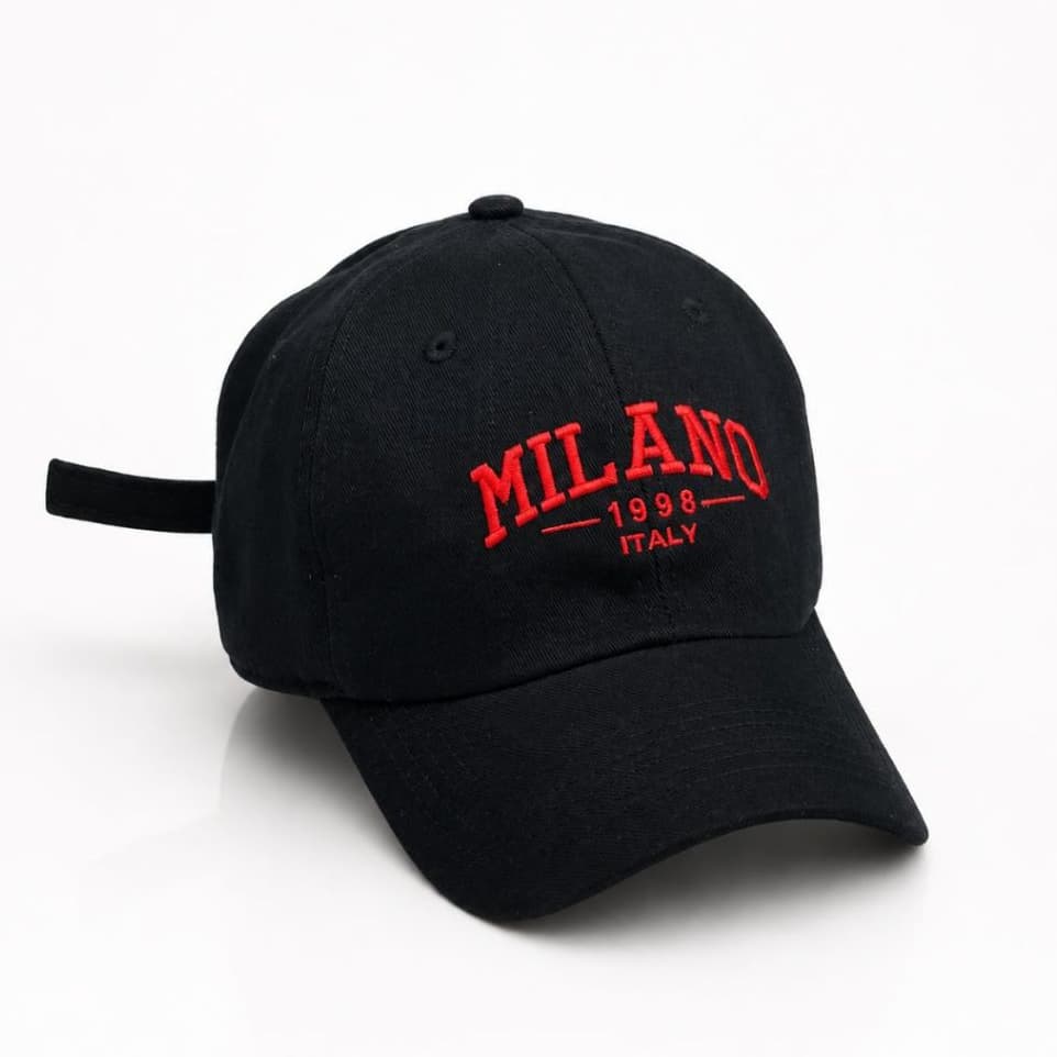 Boné Milano Itália Luxo Aerolook Dad Hat Unissex Aba Curva
