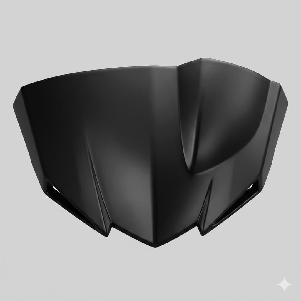 Carenagem Superior Do Farol Moto Yamaha Fazer 150 2014 Preto