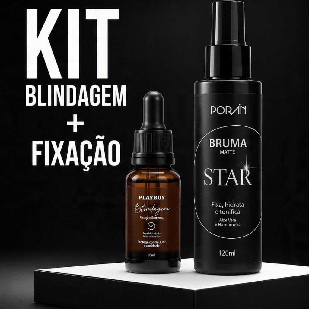 Kit Blindagem Playboy + Bruma Fixadora Matte Star