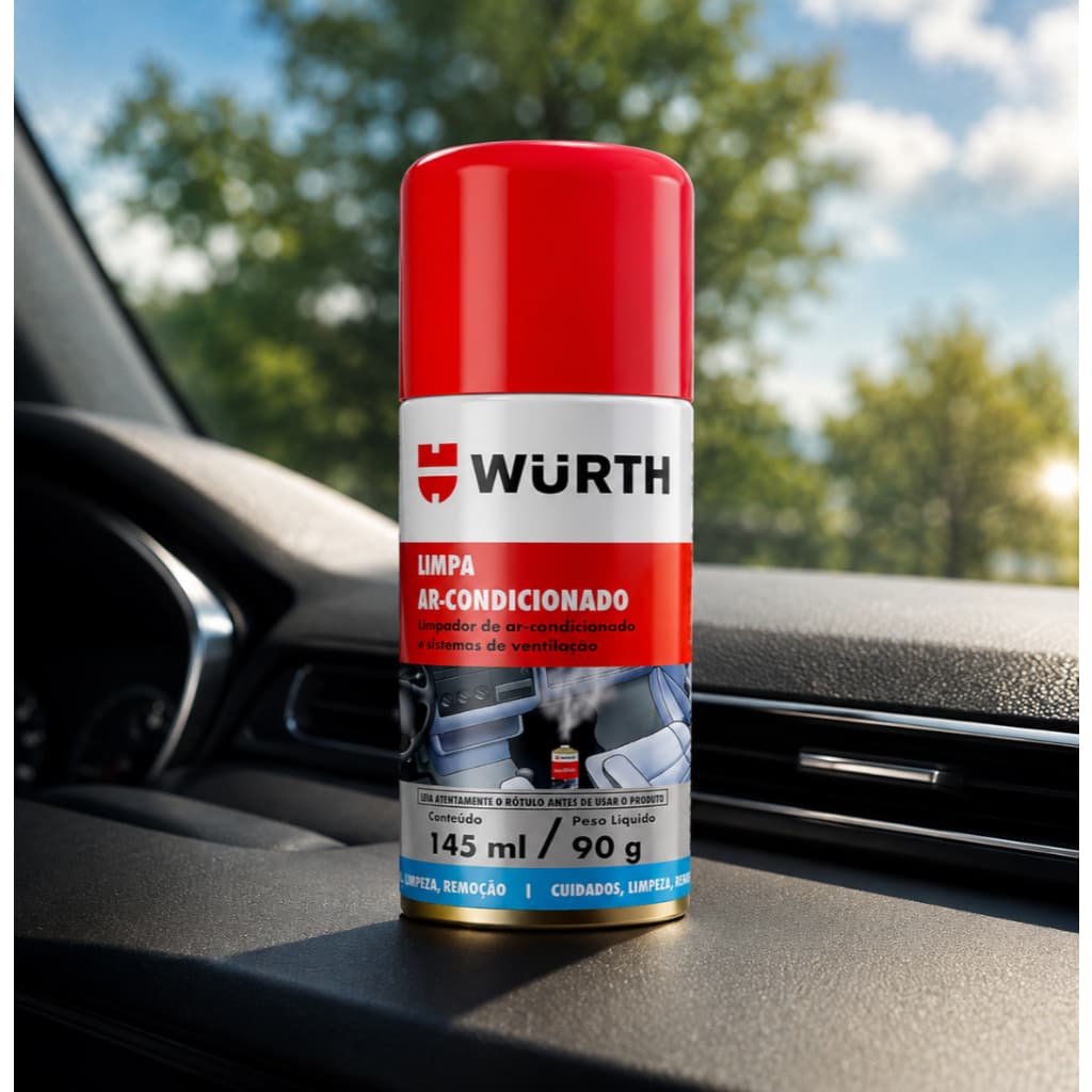Higienizador Limpa Ar Condicionado 145ml Wurth