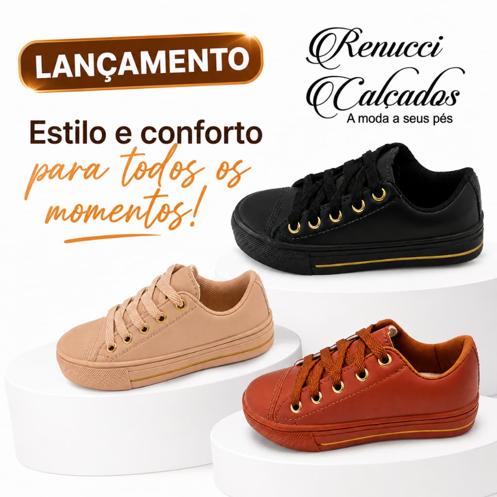 Tênis Infantil Baby Menina Menino Sapatênis Casual Escolar Moda Confortável Macio