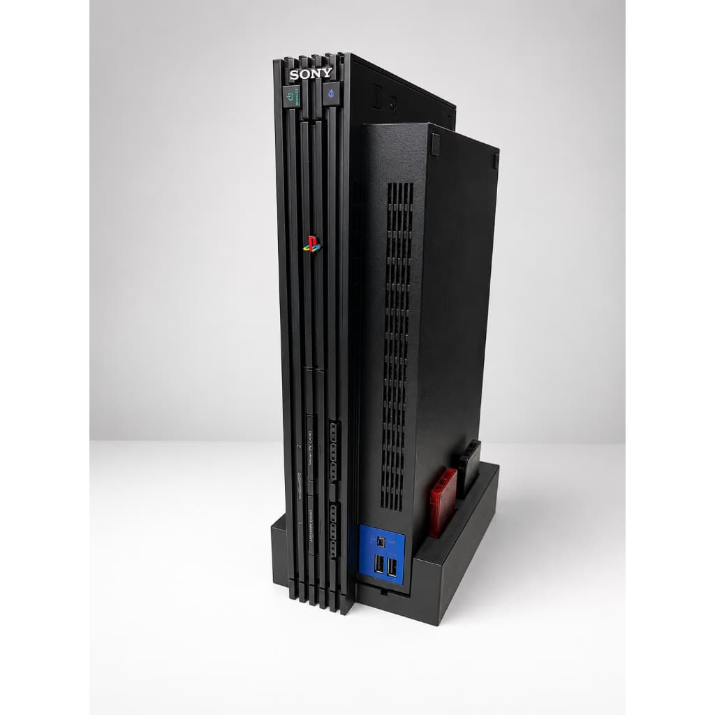 Suporte Vertical PS2 Fat Porta Memory Card E Pendrive