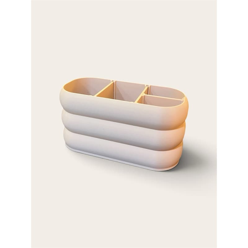 Organizador Multiuso em Impressão 3D | Porta Lápis, Porta Pincel de Maquiagem, Porta Canetas para Mesa e Escritório