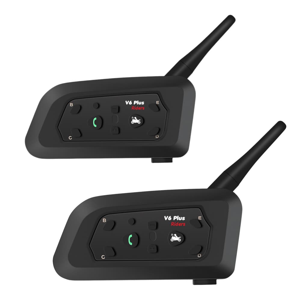 Par De Intercomunicador De Capacete De Moto V6