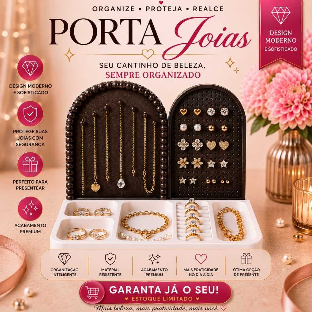 Porta Joias, Organizador de Joias, Suporte para Joias, porta acessórios, organizador para penteadeira