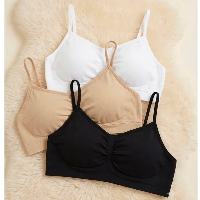 Sutiã Feminino Top Moderno Discreto Confortável Leve Bojo Suave Respirável Macio