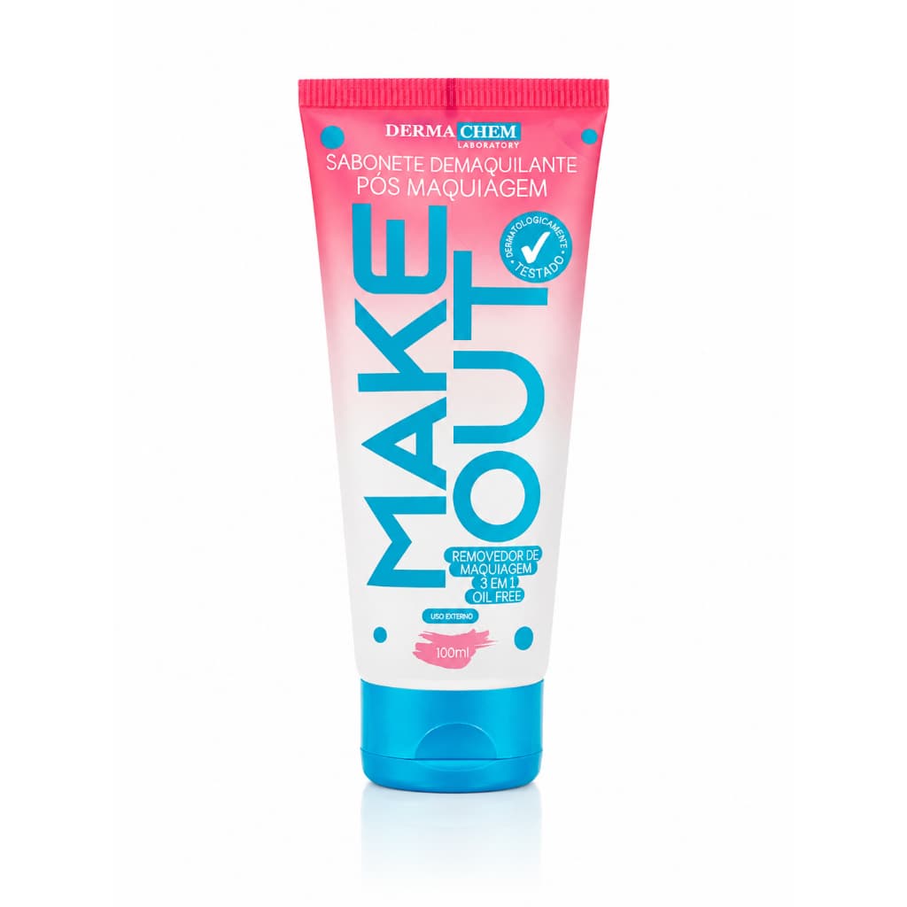 Sabonete Demaquilante Dermachem Make Out 100ml Pós Maquiagem Oil Free