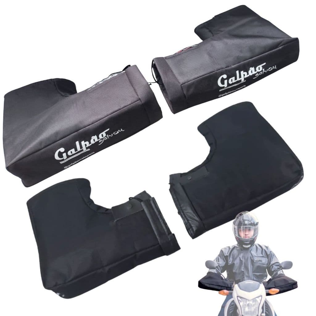 Luva Fixa Guidão Protetor Térmico Universal para Motos