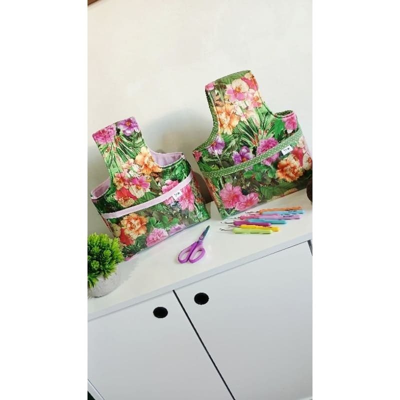 Bolsa porta tricô/crochê/costura/artesanato