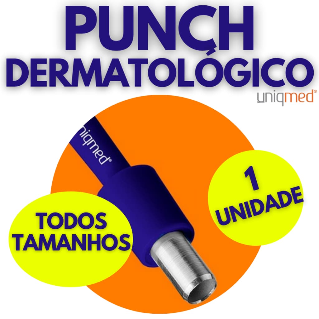1 un. Punch Dermat. Biopsia/Microdermal 1mm,1.5mm, 2mm, 2.5mm, 3mm, 3.5mm, 4mm, 5mm, 6mm, 7mm, 8mm
