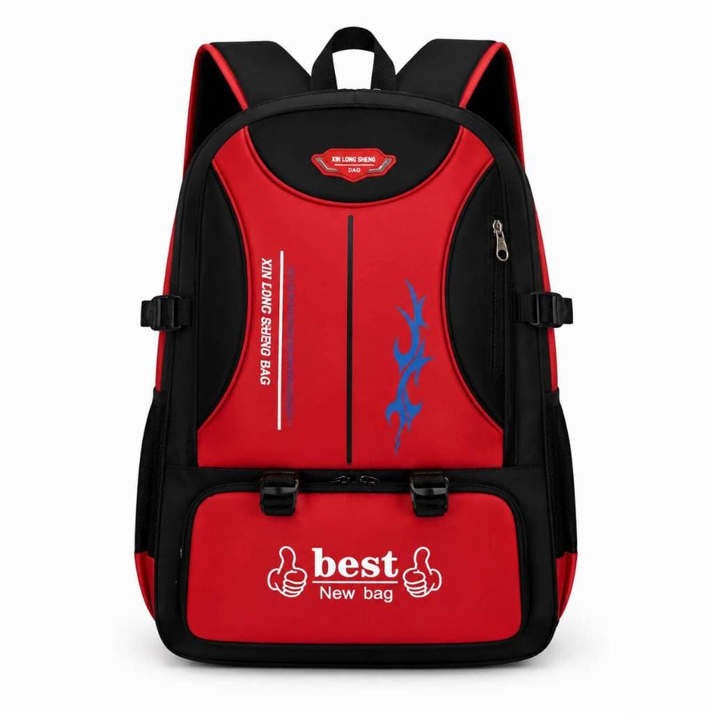 Mochila Escolar Masculina Juvenil Grande Capacidade Resistente Com Múltiplos Bolsos Para Escola Faculdade E Uso Diário