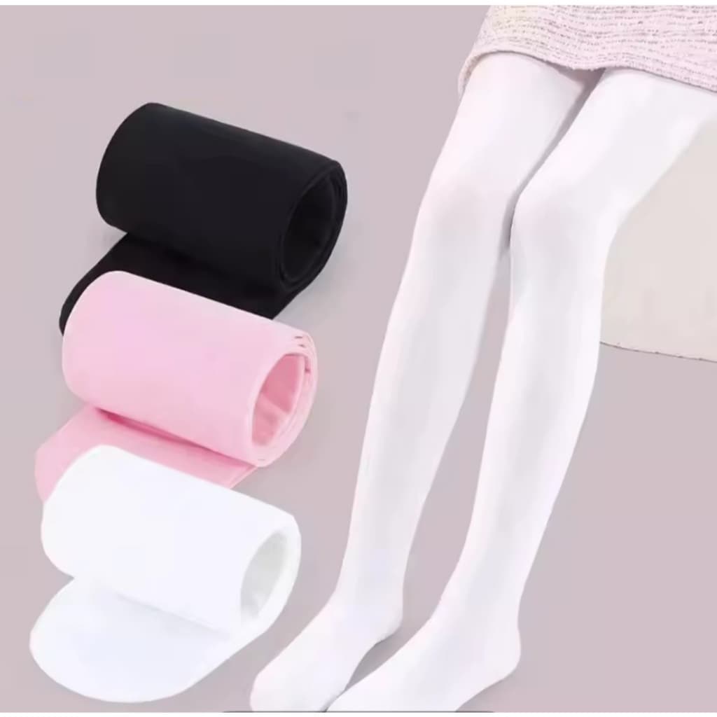 Kit 2 Meias Calça Ballet Infantil Fio 40 Premium Dança Jazz Bailarina