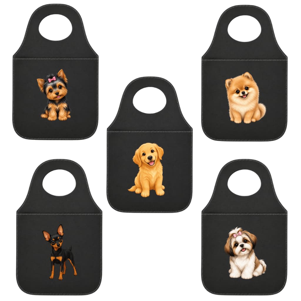 Lixeira automotiva lixo para carro Premium tamanho universal Pets