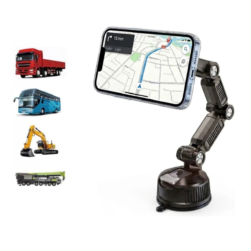Suporte Celular Grande Para Caminhonete Ônibus Vans Caminhão Carreta BMG-01