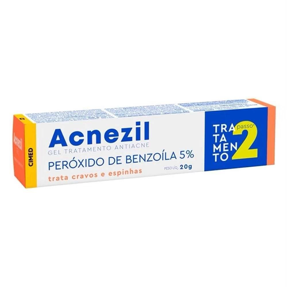 Acnezil Gel Tratamento da Acne Cravos e Espinhas 20g - Cimed