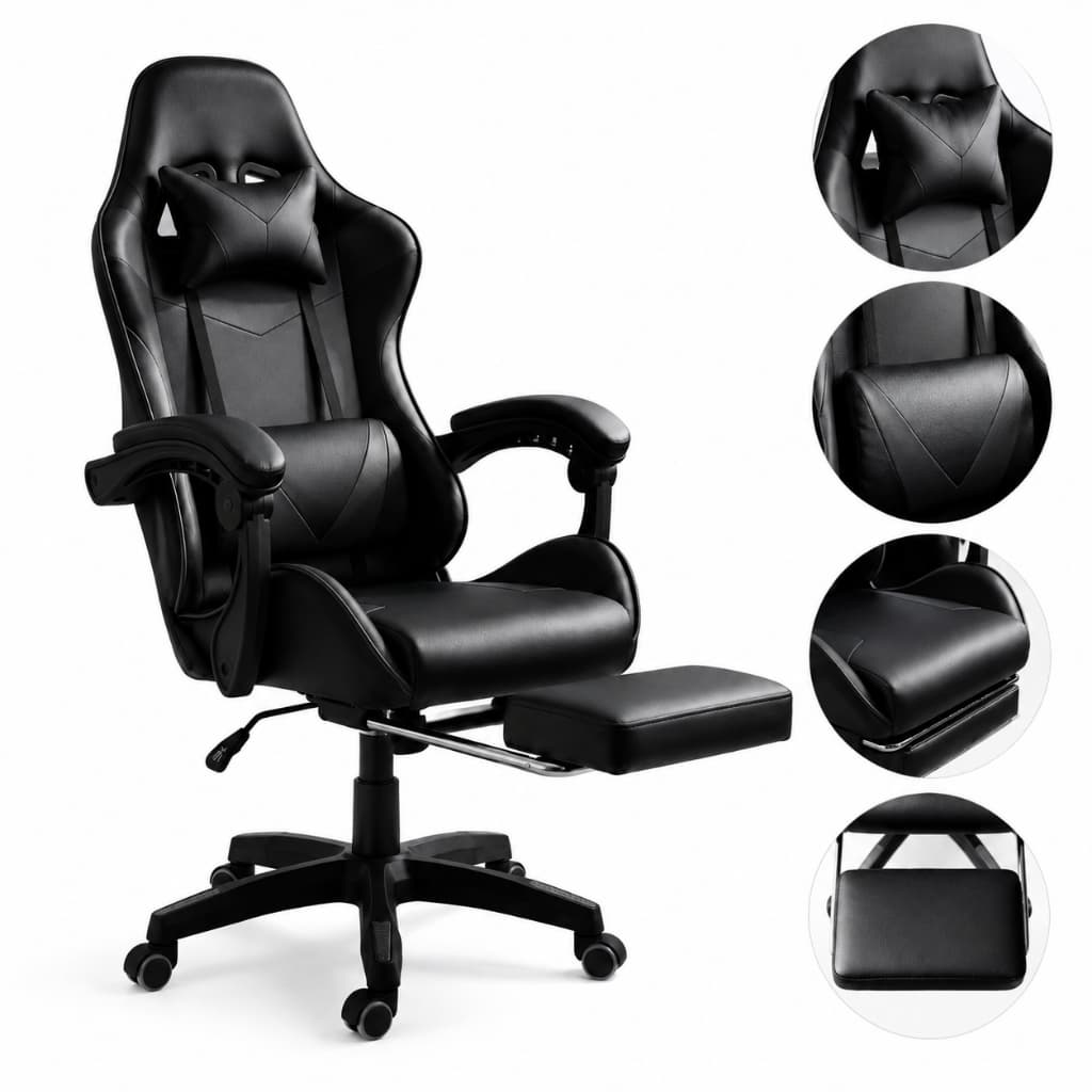 Cadeira Gamer Profissional Reclinável Ergonômica Para Escritório e Jogos