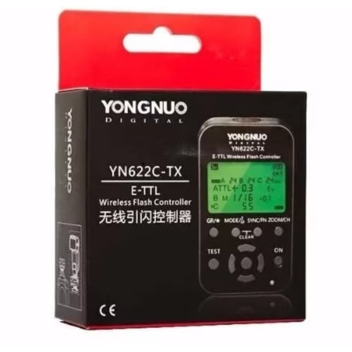 RADIO FLASH YONGNUO YN-622N TRANSCEPTOR/CONTROLADOR P/ NIKON