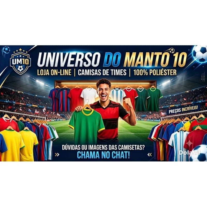 Camisa esportiva times 100% poliéster (leia a descrição)