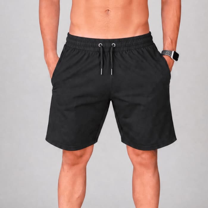 Short Tactel Masculino Bermuda 100% Poliéster com Elastico na Cintura Basico Liso Academia Corrida Verão