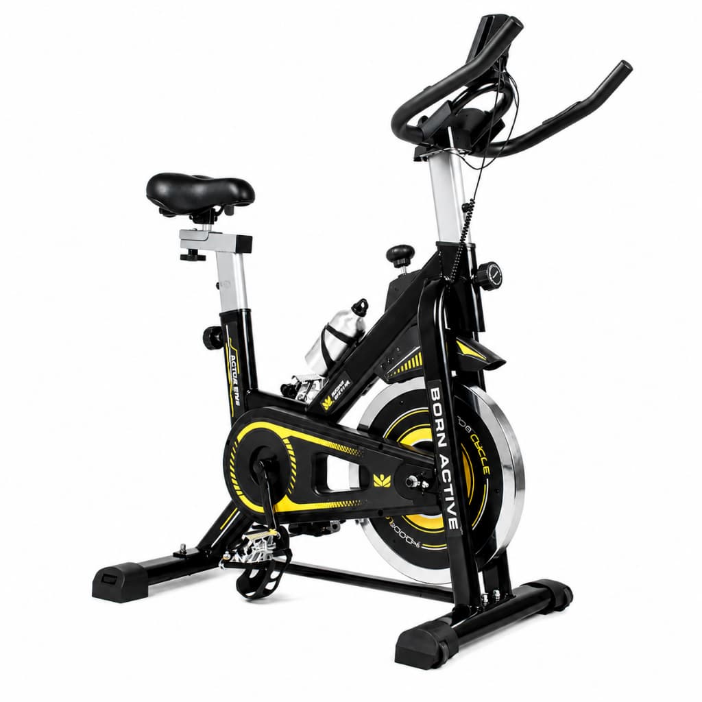 Bicicleta Spinning Active PRO Com roda de inércia de 13 kg e Bluetooth integrado Banco Super Soft
