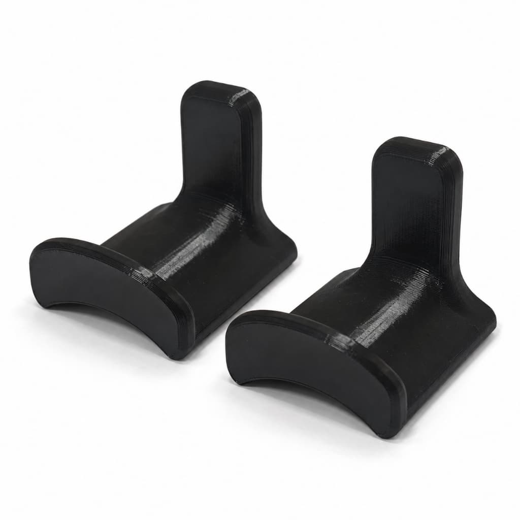 Kit 2 Suportes de Parede para Capacete Moto Headphone Mochila Organizador com Buchas e Parafusos Inclusos