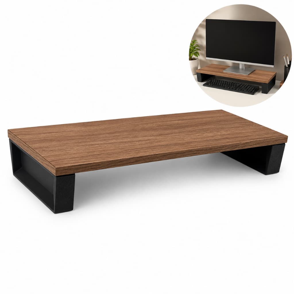 Suporte Elevado Para Monitor Organizador De Mesa Escritório Home Office Gamer