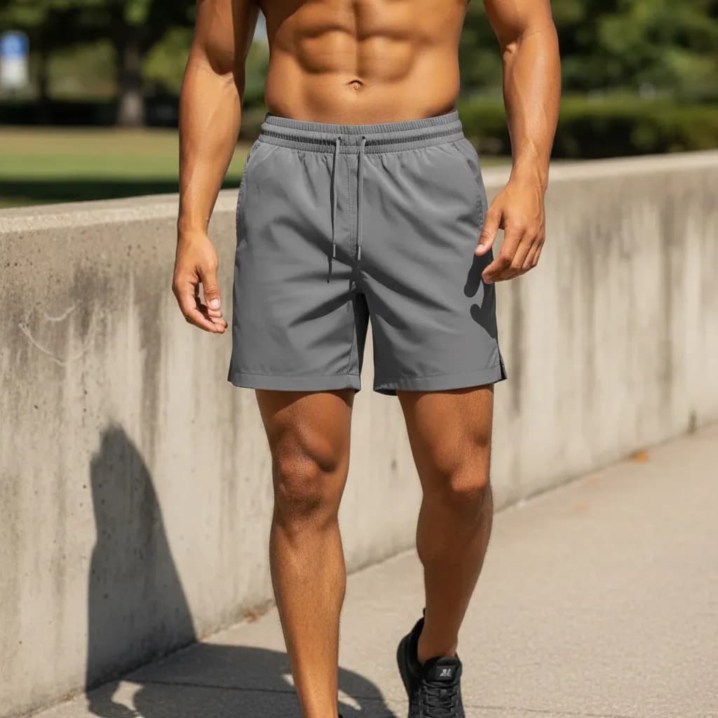 Bermuda Masculina Qualidade Premium Shorts Com Amarração e Elástico Casual e Academia Treino
