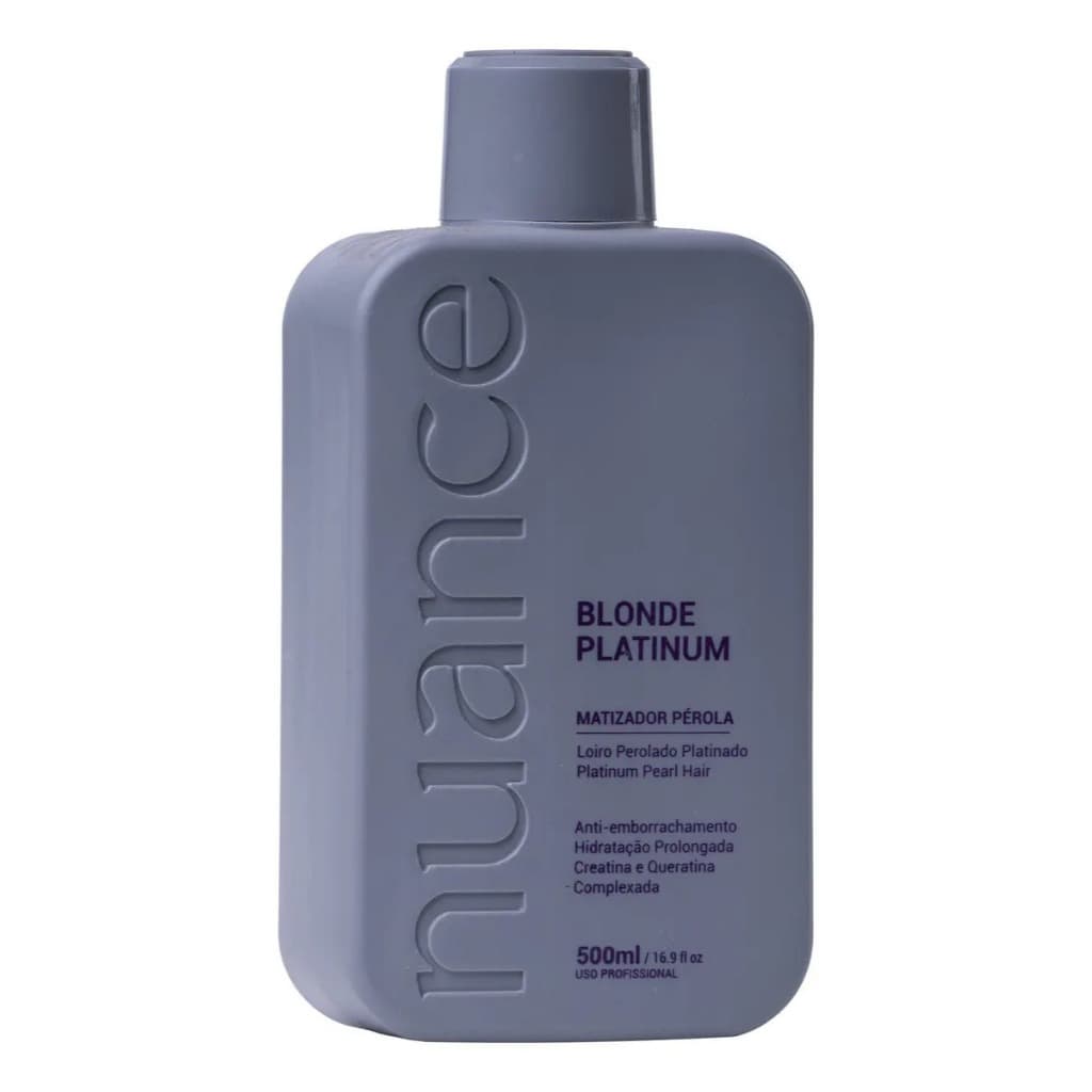 Matizador Nuance Platinum Black Para Cabelo Platinado Acinzentado