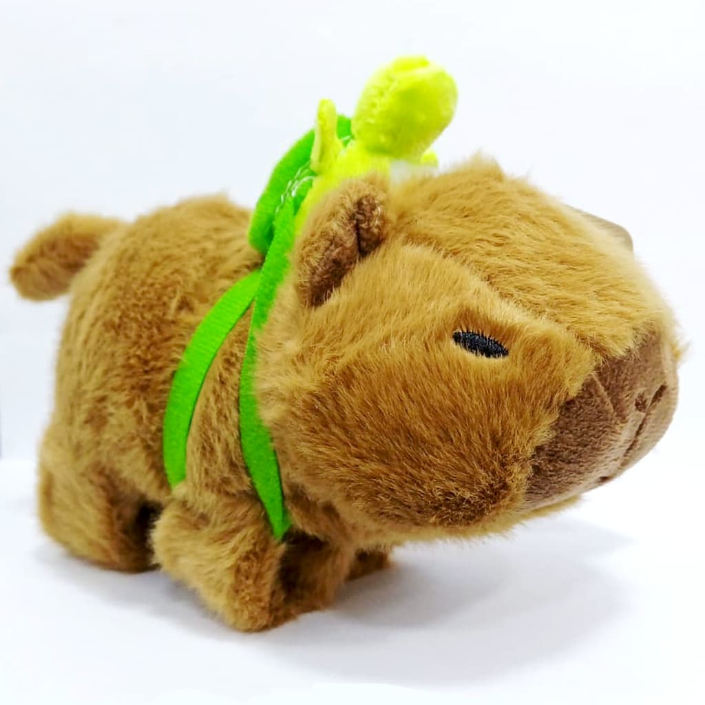 Capivara Pulseira De Agarrar Pelúcia Bonecas Pelúcia Brinquedos Interativo Menina Menino 18CM