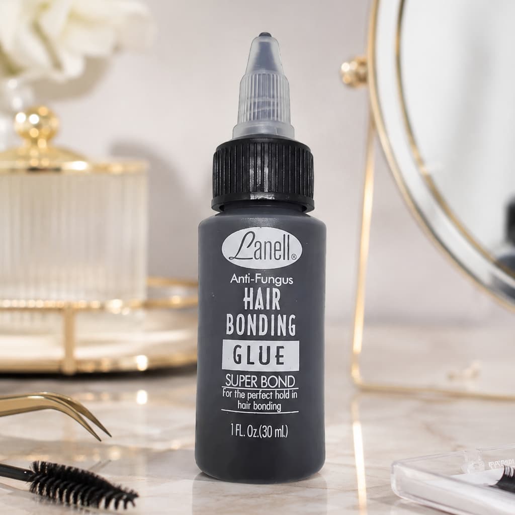 Cola Para Cabelo e Cílios 30ml Anti Fungos - Hair Bonding Glue - Lanell