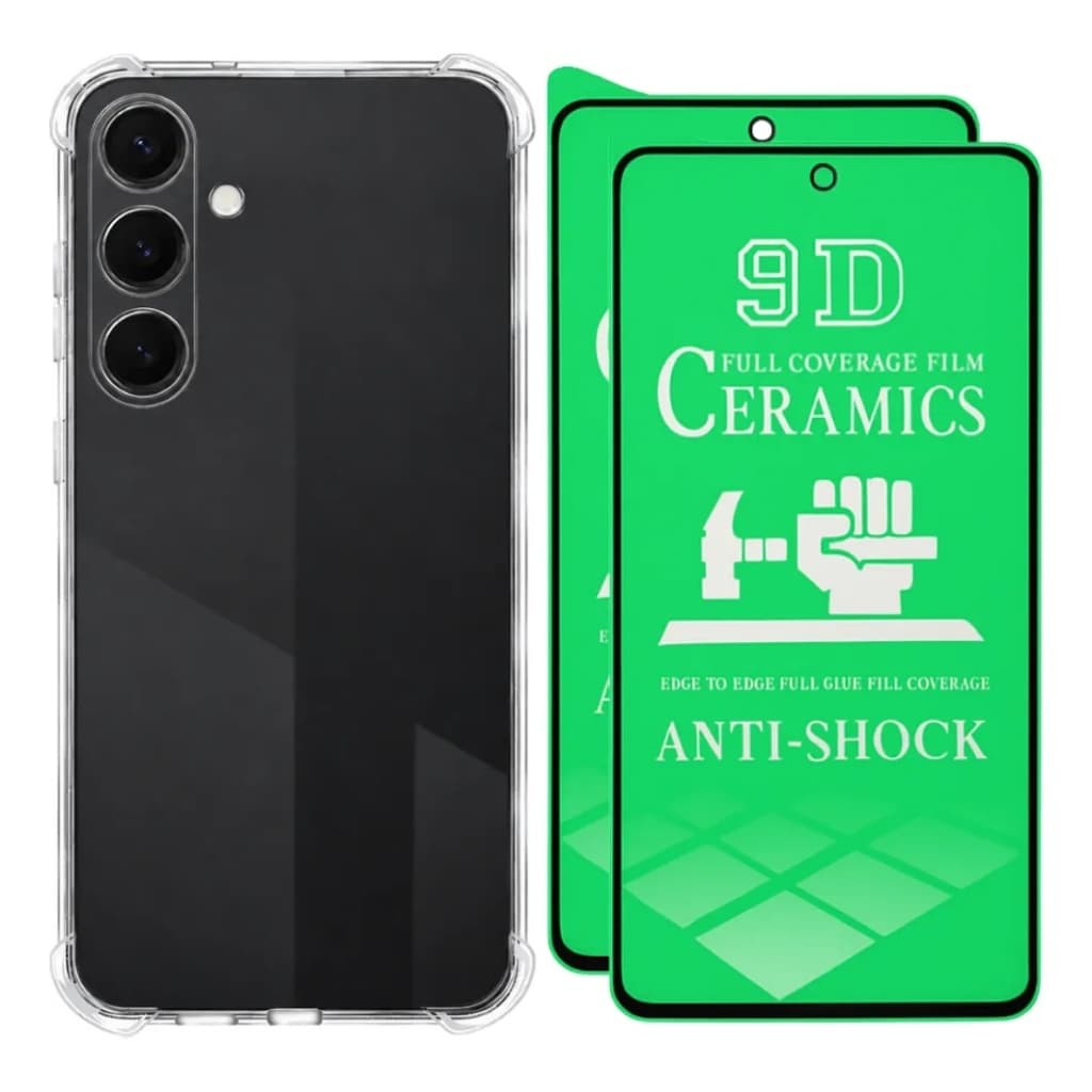 Case Capa Anti-shock + 2x Película Cerâmica Para Galaxy A27