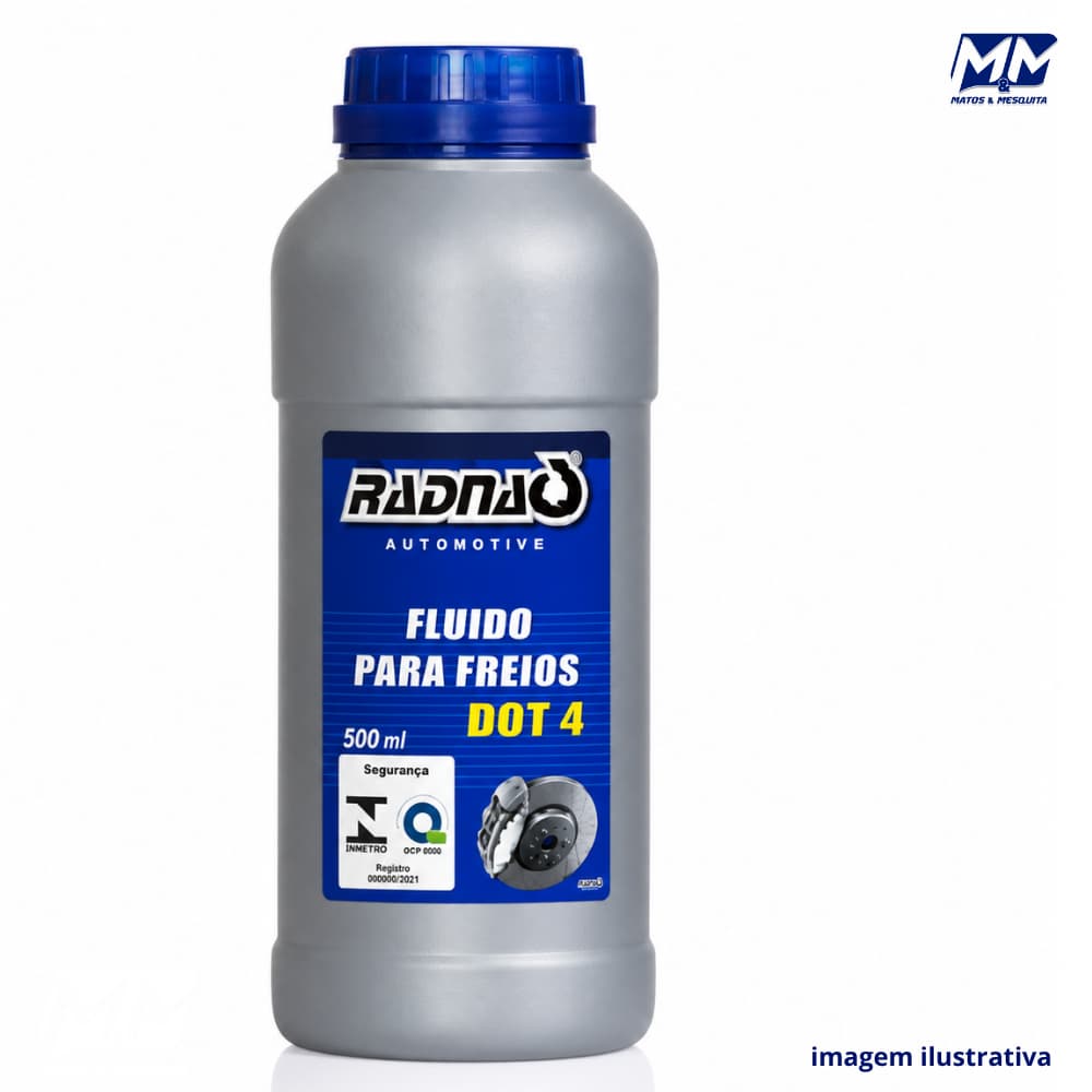 FLUIDO DE FREIO DOT4 500ml RADNAQ c.12