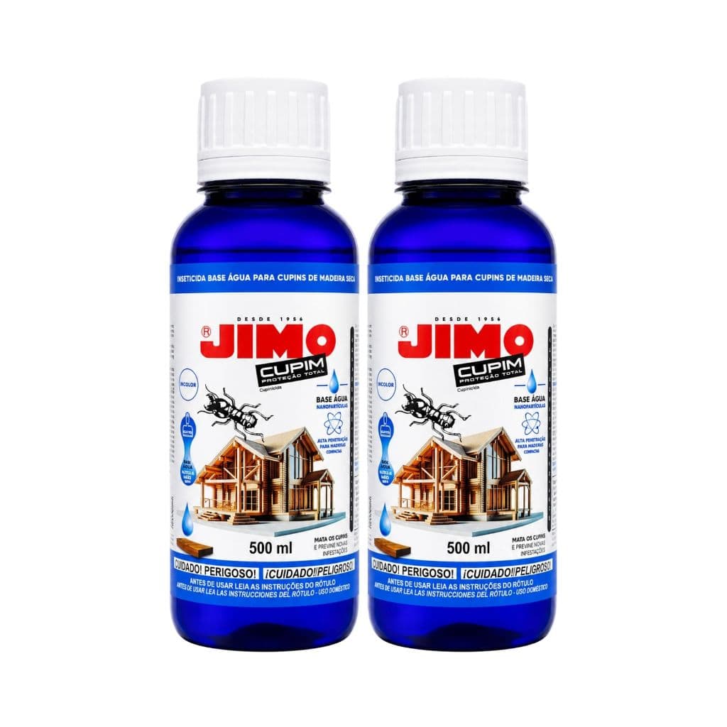 Mata Cupim Base De Água E Incolor Para Madeiras 1 Litro 2un