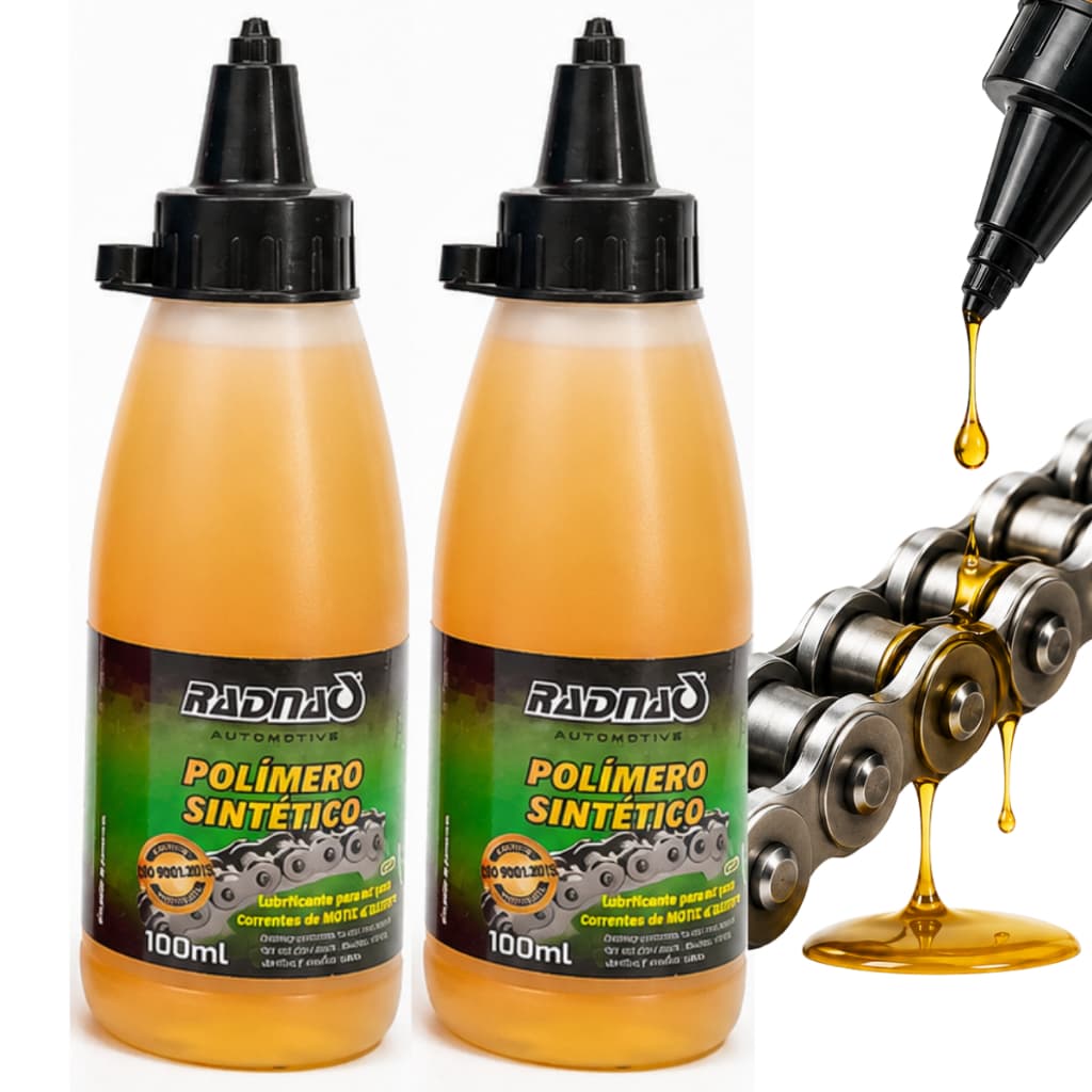 Gel Lubrificante para Correntes Moto e Bicicleta e/ou Kit Limpeza Desengraxante Escova Limpeza Polimero Sintético