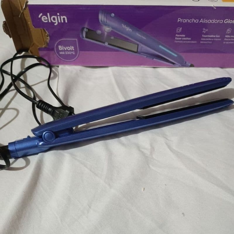Chapinha 2 em 1 Alisadora + Babyliss: Aquecimento Rápido e Portátil p/ Cabelos Lisos e Ondulados