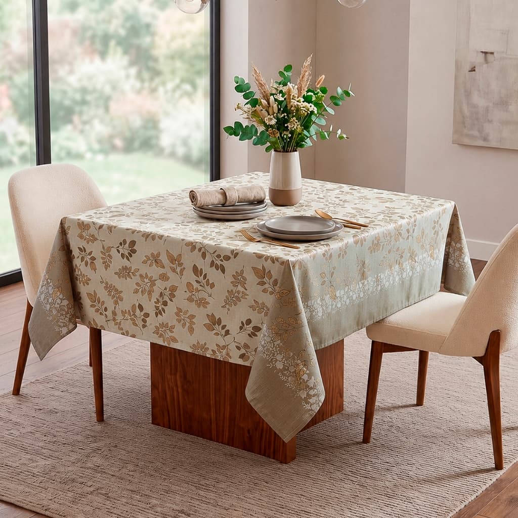 Toalha de Mesa Linhão Estampada 4 ou 6 Lugares Com Bainha Tecido Premium Resistente