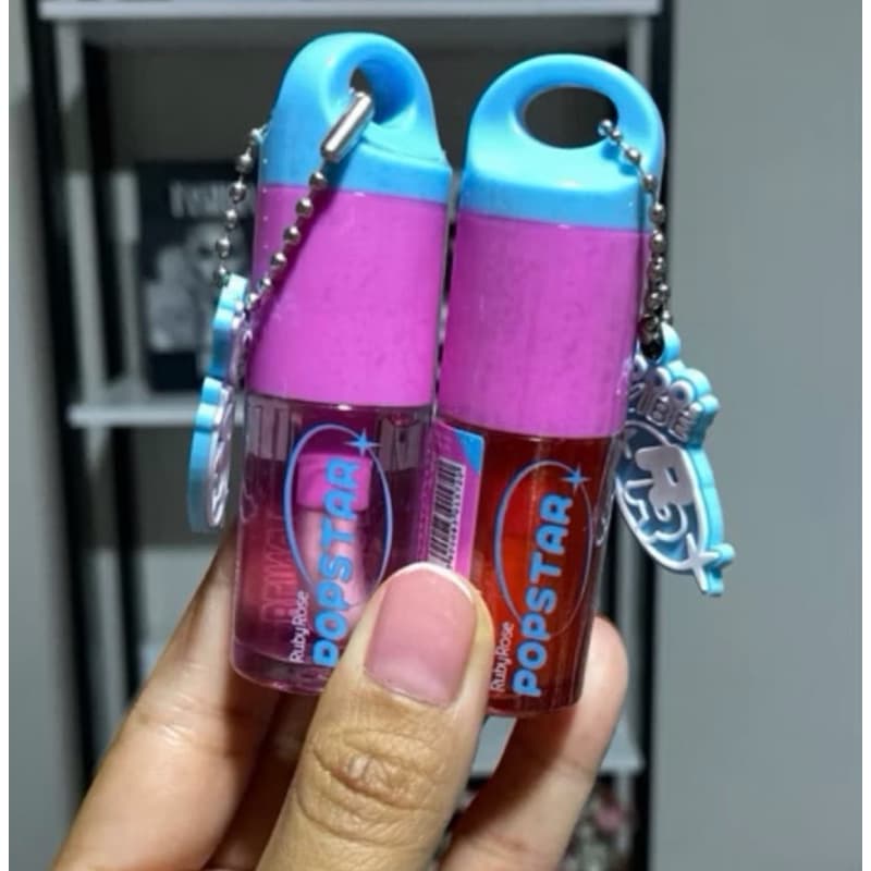 Kit Lip Oil Liquor Popstar Plush Gimme Bling Hbl6507-1 Hbl6507-2 Ruby Rose