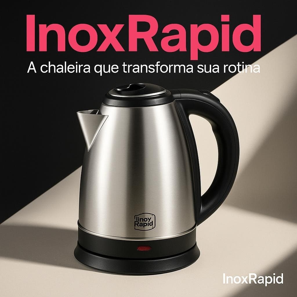 InoxRapid — A chaleira elétrica que acelera sua rotina.