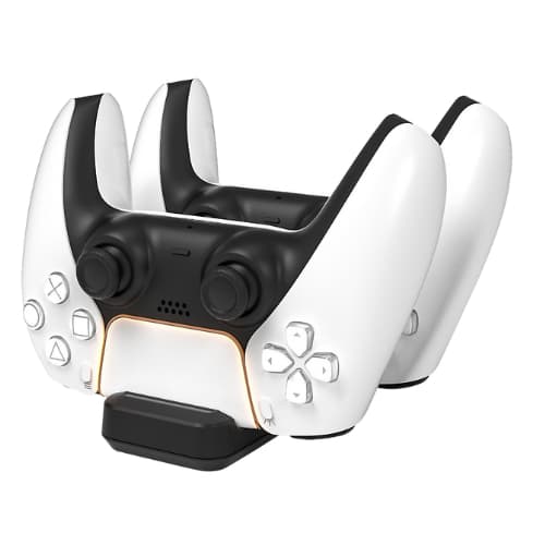 Base de Carregamento para Controles PS5 DualSense – Carregador Duplo para Controle PlayStation 5