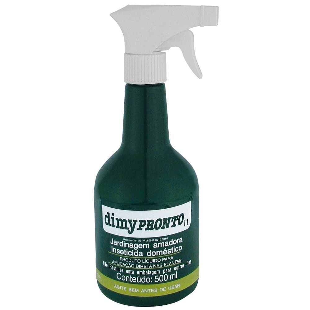 INSETICIDA PARA PLANTAS DIMY PRONTO 500ML COM GATILHO ORIGINAL