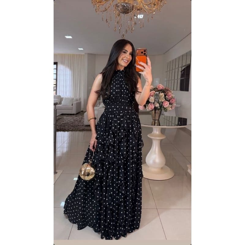 vestido bolinha
