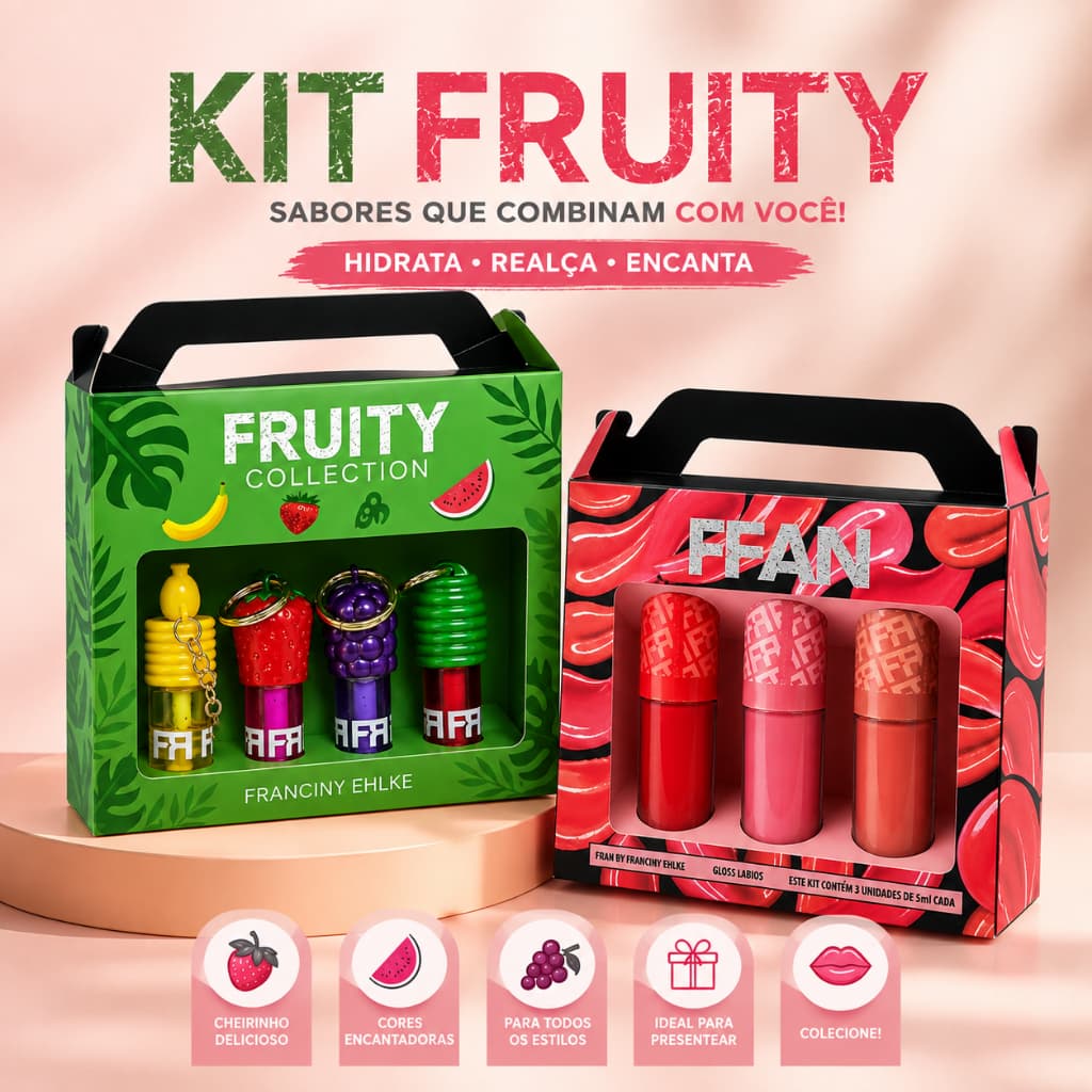Kit Lip Gloss Brilho Labial E Tinta Labial Criados Para Proporcionar Momentos De Beleza As Mulheres