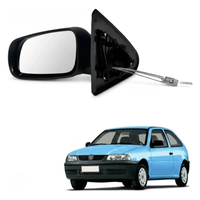 Retrovisor Gol G3 G4 Giii 2 Porta Com Controle Lado Esquerdo
