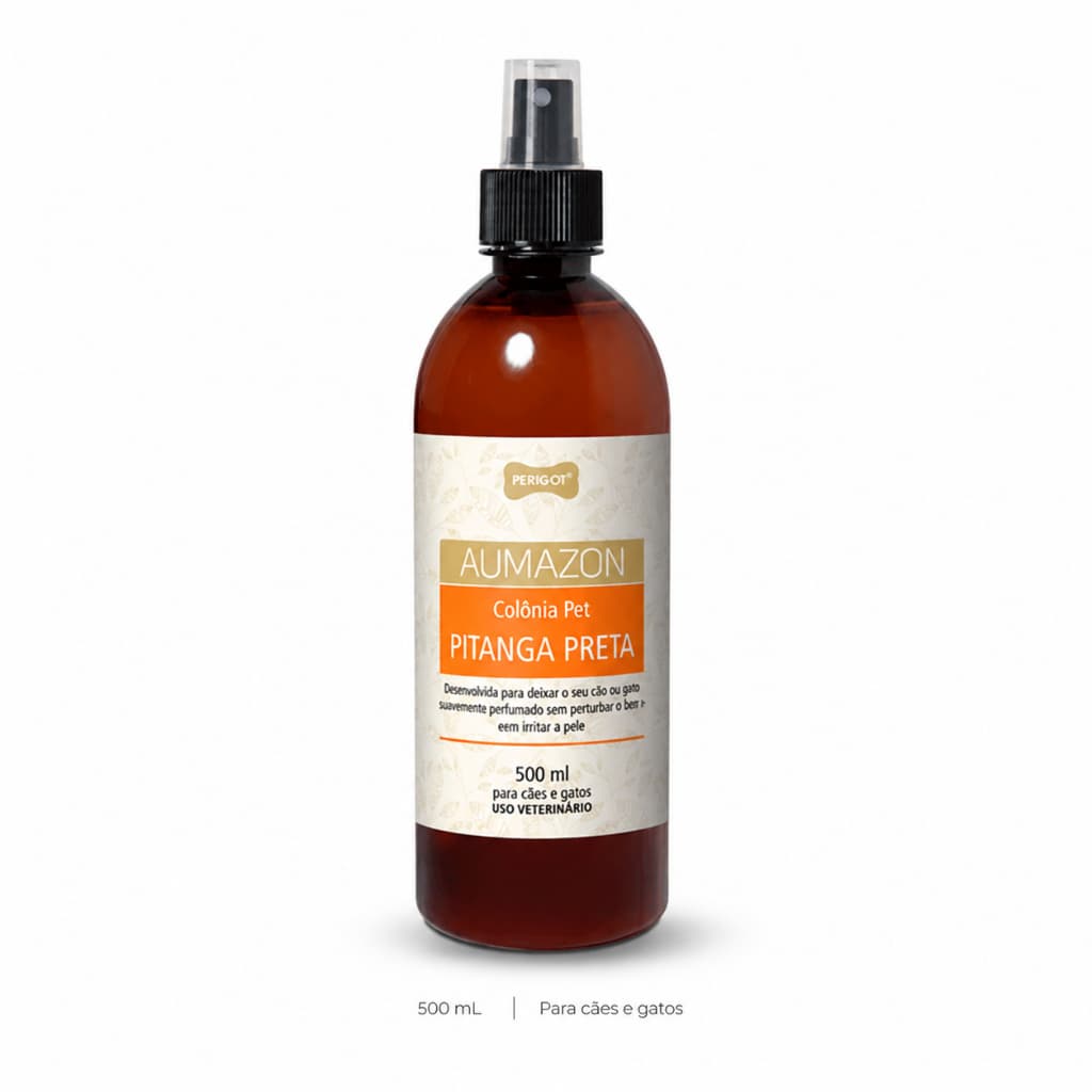 Perfume Colônia Perigot Pitanga Preta 500ml para Cães e Gatos