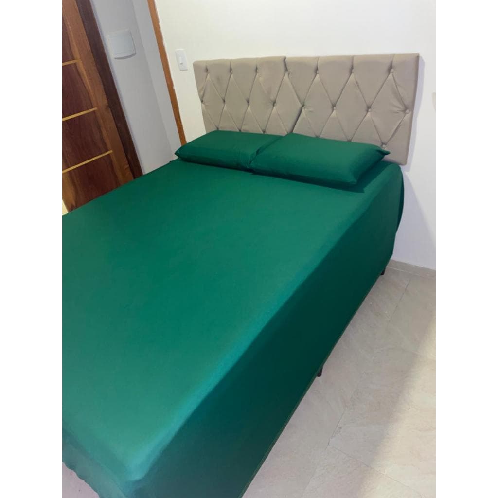 Kit Capa Luva Box Casal Para lençol de cama Box conjugado 3 Peças | Malha Lisa, Proteção Completa e Conforto