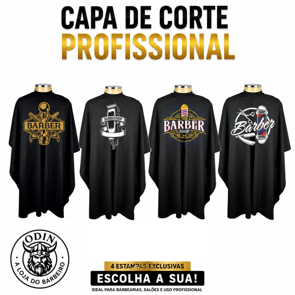 Capa De Corte Microfibra Para Barbeiro Cabeleireiro Capa De Cortar Cabelo Para Barbeiro Cabeleireiro Fecho Americano